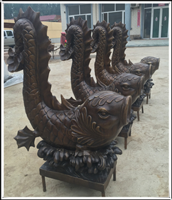 動(dòng)物銅雕銅魚