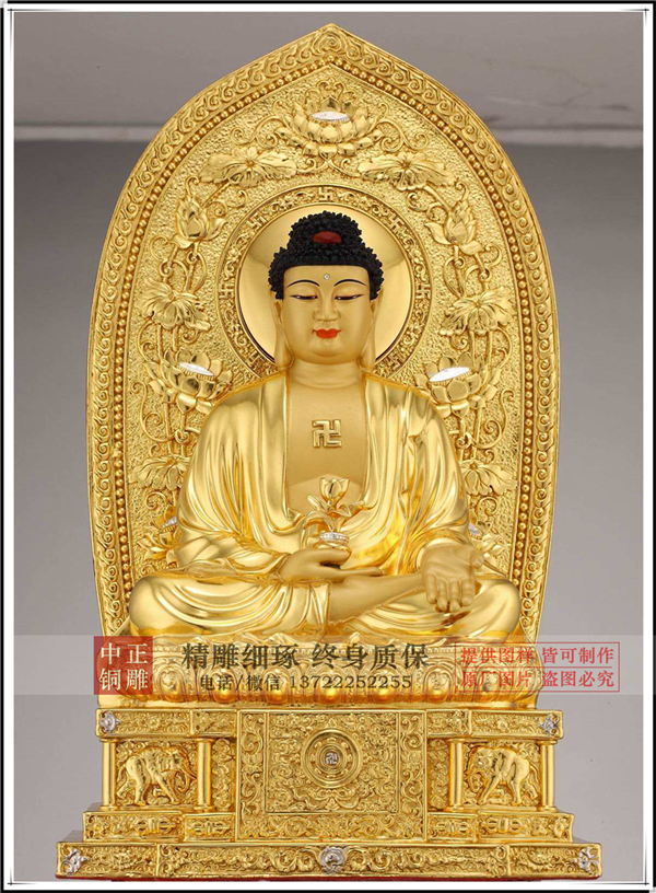 保定銅雕佛像