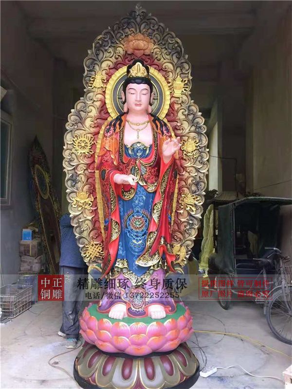 銅觀音雕塑佛像