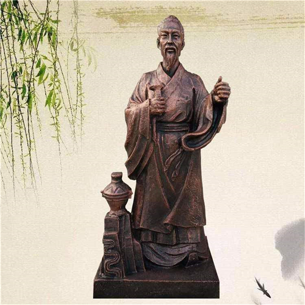 杜康銅像
