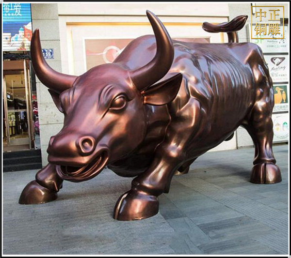 5米高鑄銅牛雕塑