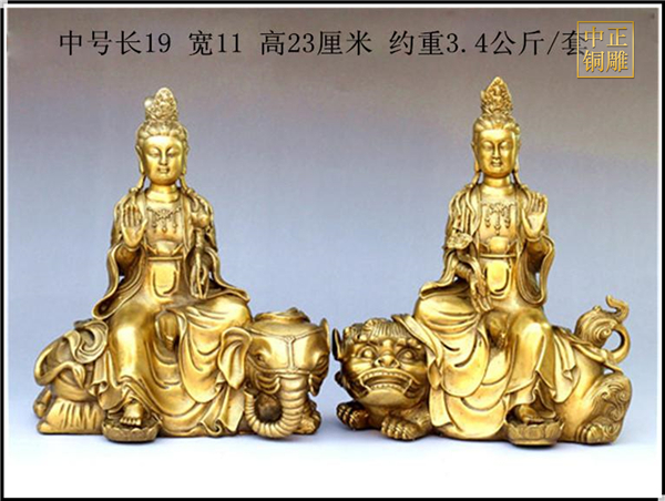 純銅文殊普賢佛像.jpg