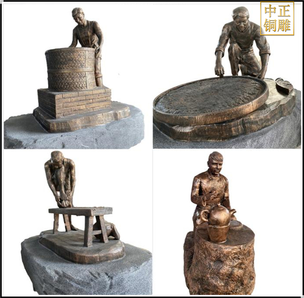 各種人物銅雕塑定制