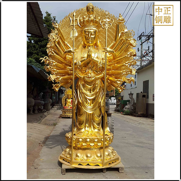 千手觀音銅像
