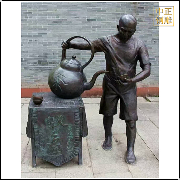 青銅雕塑擺件