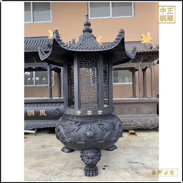 大殿前鑄銅香爐價格