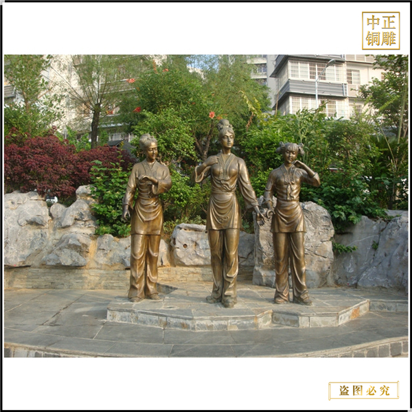 古代美女跳舞銅雕塑.jpg