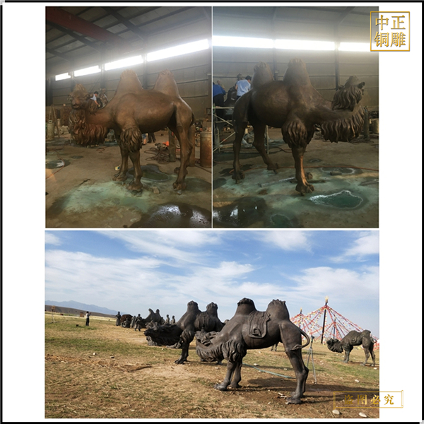 景區動物雕塑駱駝擺件