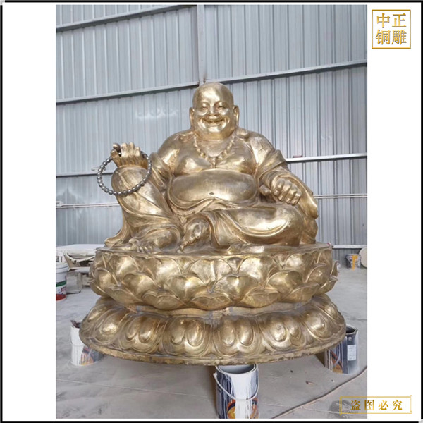 大型彌勒佛銅雕佛像